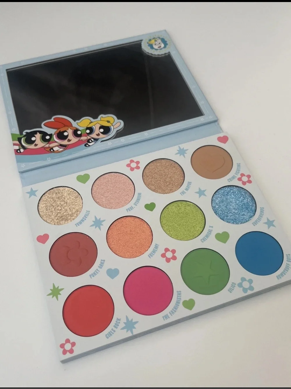 ColourPop Powerpuff Girls Palette - Blue, Pink, Green